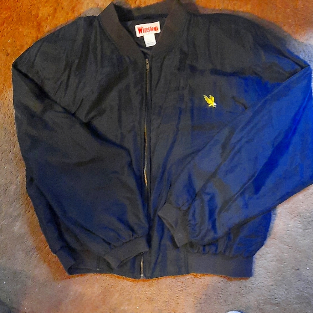 Vintage Winston silk jacket (early 90s)- L